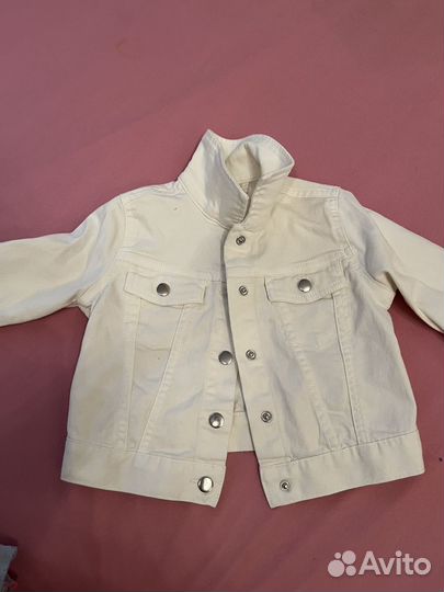 Джинсовая куртка H&M 92 98 детская