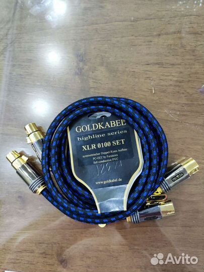 Goldkabel hinghline series XLR-XLR 0100 Германия