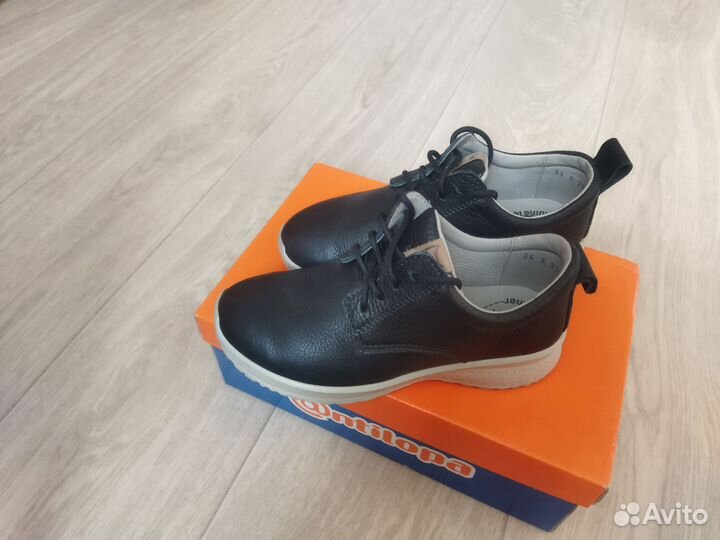 Полуботинки натуральная кожа