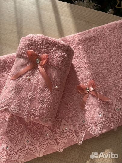 Набор махровых полотенец турция