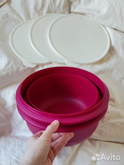 Замесочные блюда для теста, миски Tupperware