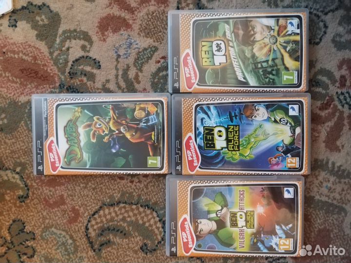 Игры на sony PSP. Различные части BEN10 и Daxter