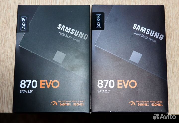 SSD Samsung 870EVO / Goldenfir 120Gb / Netac 256Gb