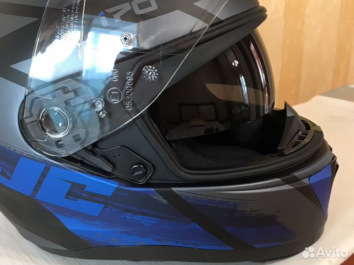 Шлемhjc I 70 Reden синий матовый новый