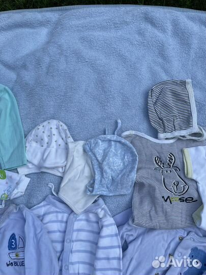 Детские вещи пакетом от 0 до 6 месяцев