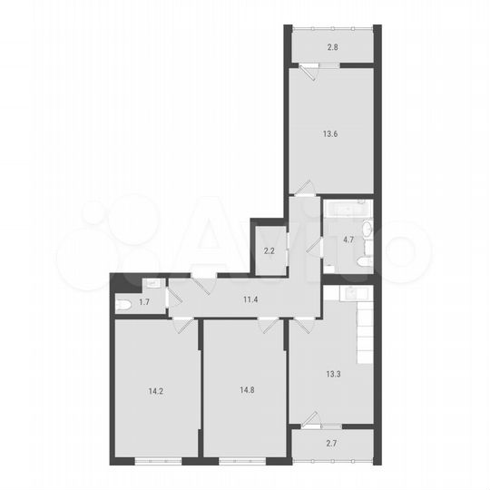 3-к. квартира, 78,7 м², 16/24 эт.