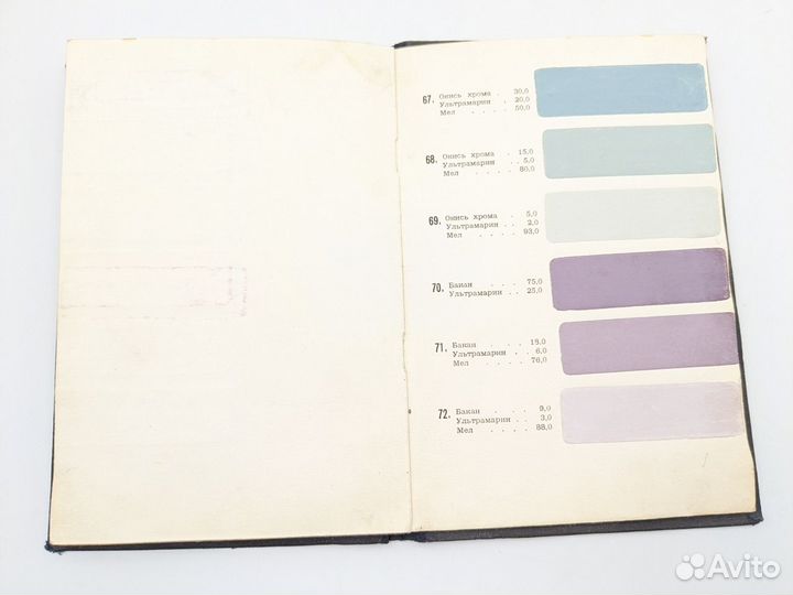 Атлас архитектурных расцветок 1950 г