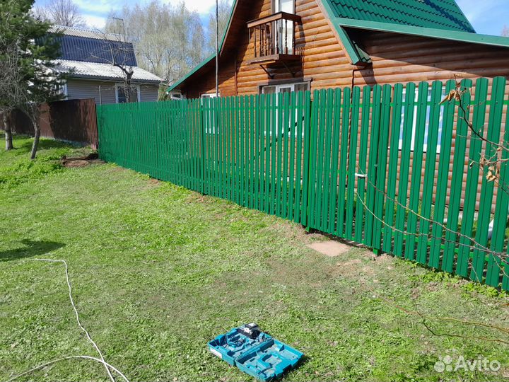 Установка заборов любой сложности