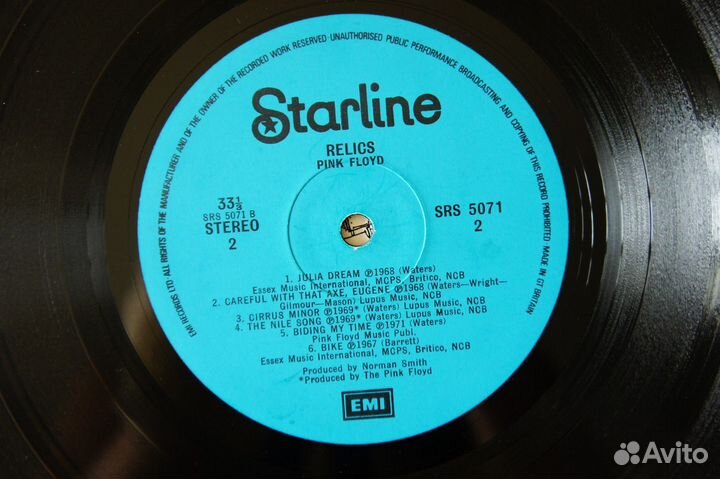 Pink Floyd - Relics (UK-1971-LP) англия