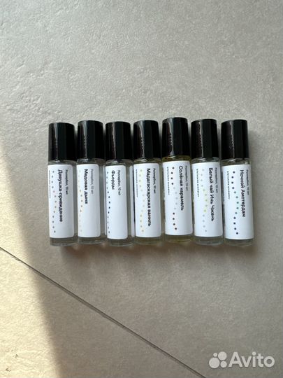 Масляные духи роллерболы Библиотека ароматов новые