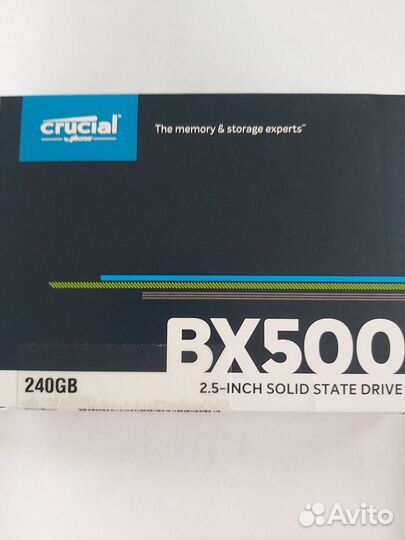 Жесткий диск ssd 240 BX500