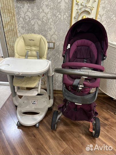 Детские коляски стокке и pegperego место 18000