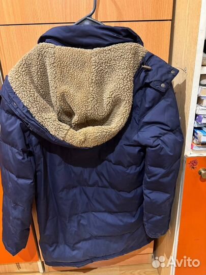 Куртка зимняя женская с меховым капюшоном