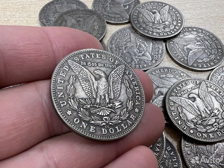 Монета один доллар 1881 Хобо коллекция реплика
