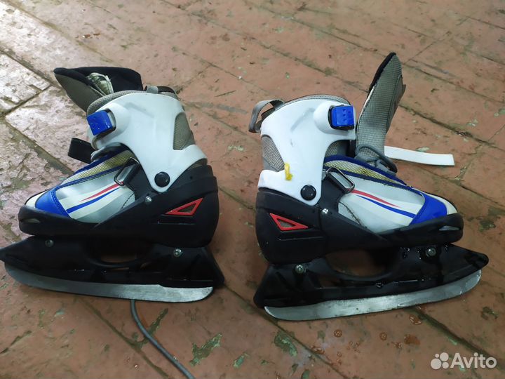 Коньки детские раздвижные 35-38