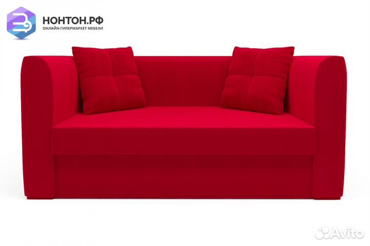 Диван откидной Ассоль красный