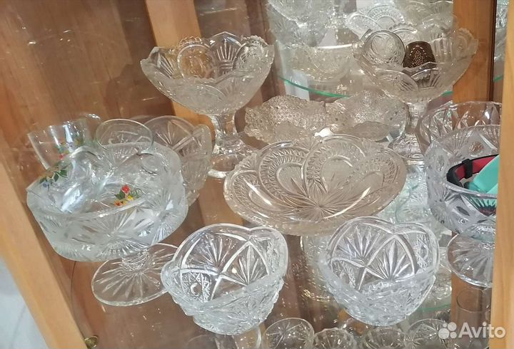 Хрусталь, сервисы, бокалы