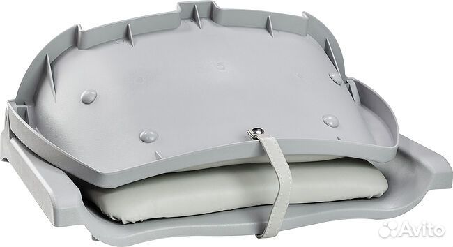 Кресло складное мягкое traveler, цвет серый/серый