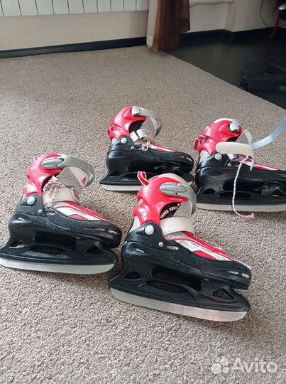 Коньки детские раздвижные 31 36