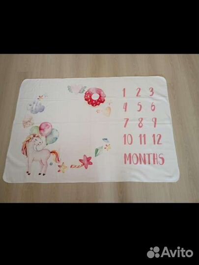 Плед детский для новорожденного и фотосессий