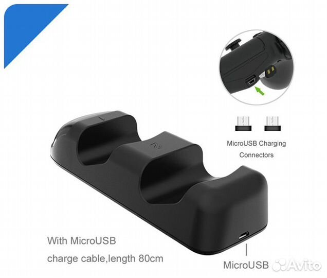 Подставка под два джойстика PS4 Dobe TP4-1877