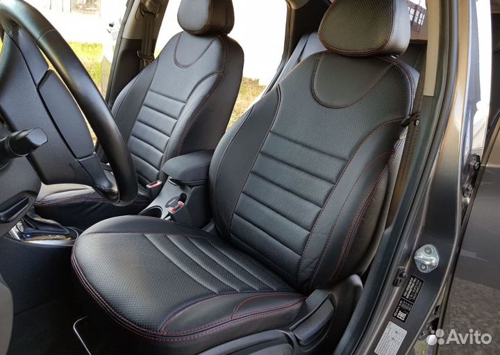 Авточехлы из экокожи или ткани