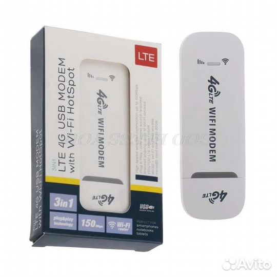 Новый. USB Модем 4G WiFi для любого оператора