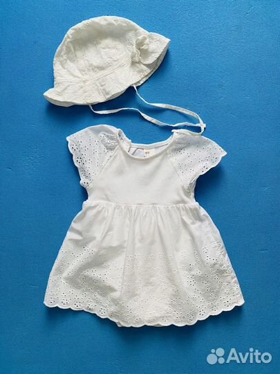 Платье детское H&M, размер 68 (4-6 месяцев)