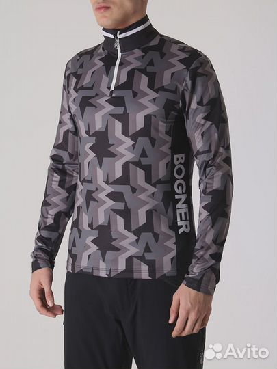 Бадлон спортивный с принтом Bogner