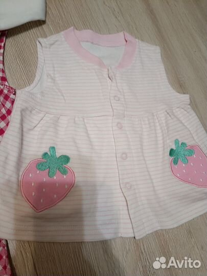 Пакет вещей для девочки размер 80-86