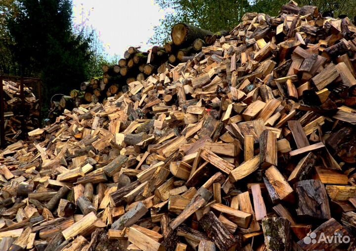 Дрова березовые нарубленные