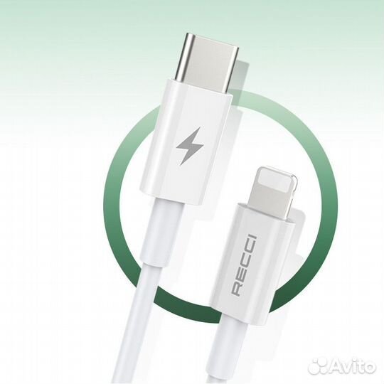 Сзу recci travel 20W PD3.0 RCK-16ECL Type-C/Apple