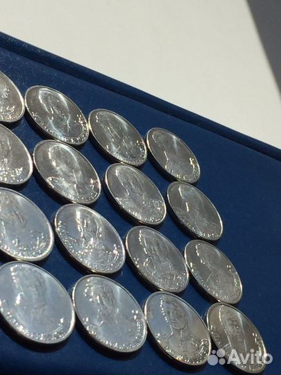 Полководцы 2 рубля 2012 г. все 16 монет