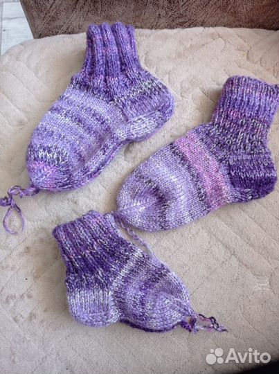Носки вязаные ручной работы