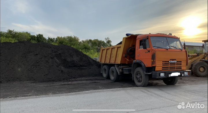 Чернозем чистый, земля для дачи, сада, мешками