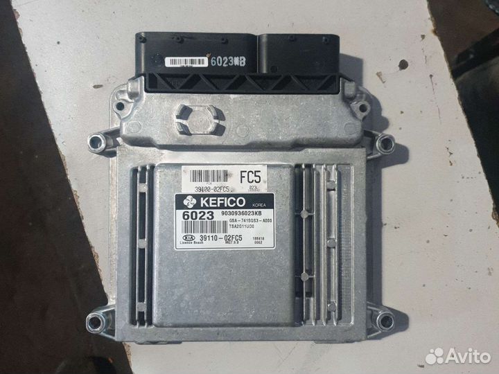 Блок управления двигателя эбу киа пиканто 1