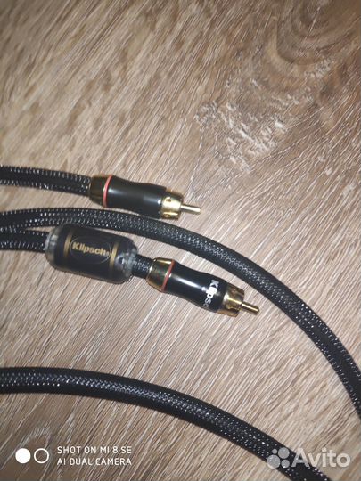 Кабель klipsch 2RCA - 1RCA 5 метров