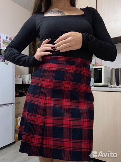 Юбка в клетку