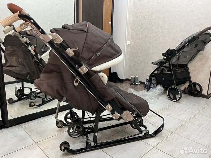 Санки коляска ника 7 8к