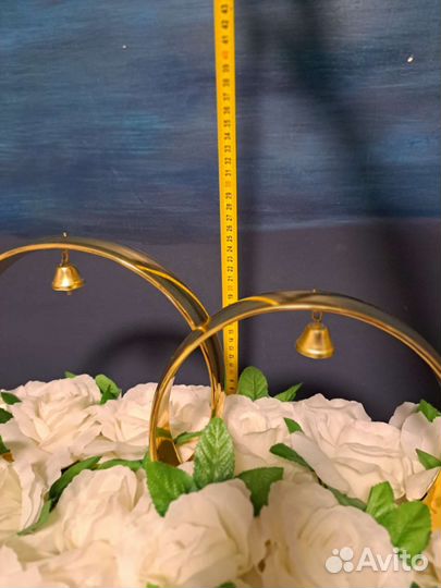 Украшение машины на свадьбу