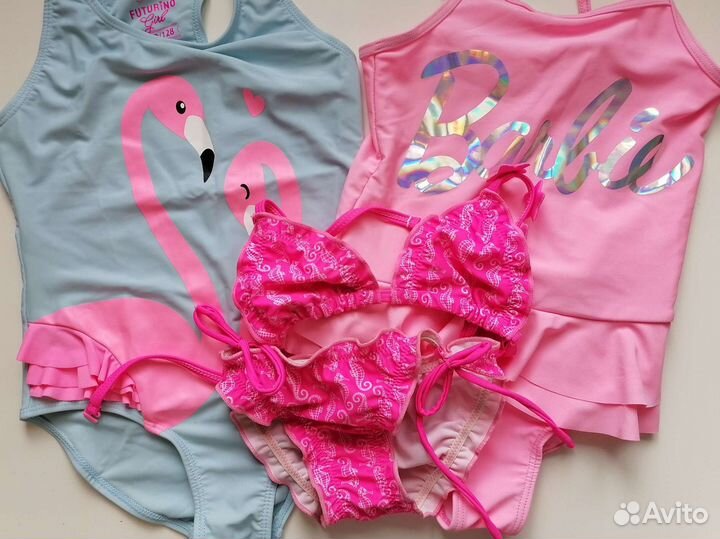 Купальники для девочки 116, 122, 128