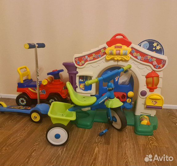 Самокат детский трехколесный бу