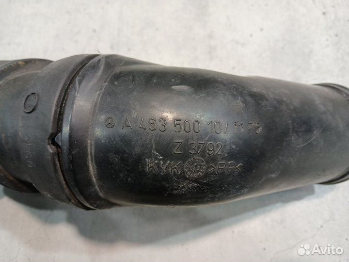 Патрубок воздушный Mercedes G500 W463 113.962 2005