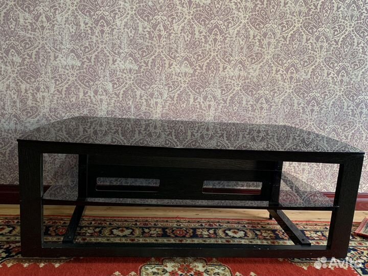 Тумба под телевизор бу стеклянная