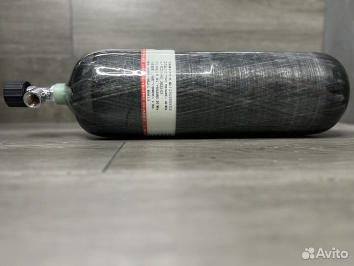 Баллон в/д сжатый воздух для заправки pcp 6.8л #8