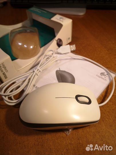 Компьютерная мышь logitech m100(тихая)