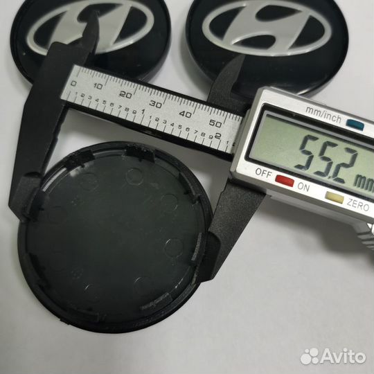 4шт Hyundai колпаки для дисков R09 черные