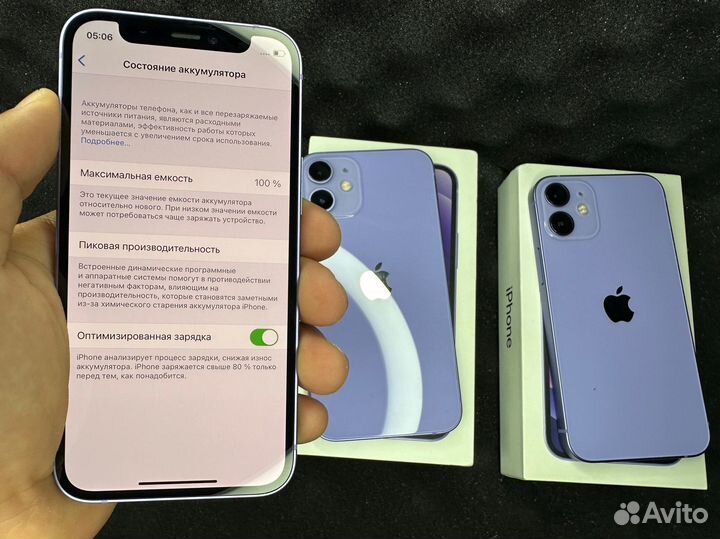 iPhone 12 mini 100 акб, ростест