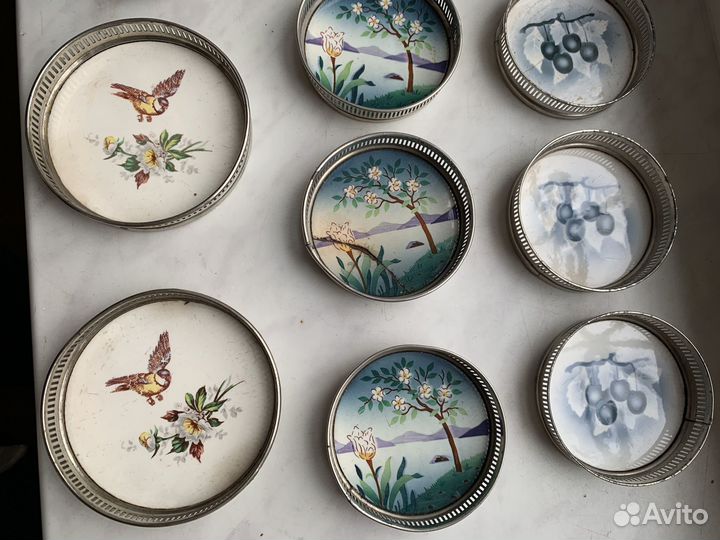 Старинные подставки под горячее