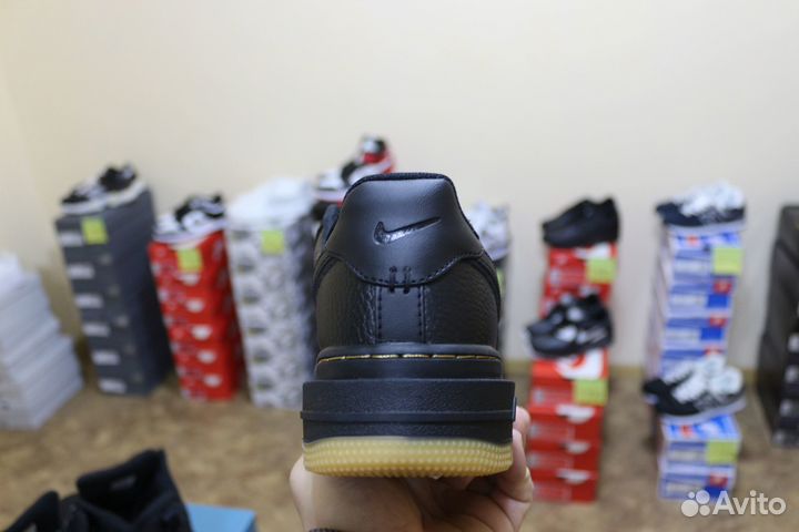 Кроссовки Nike Air Force 1 Low Luxe Black Gum